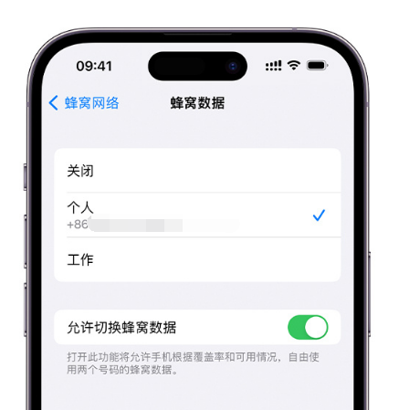 正镶白苹果维修服务分享如何在iPhone上使用双卡 